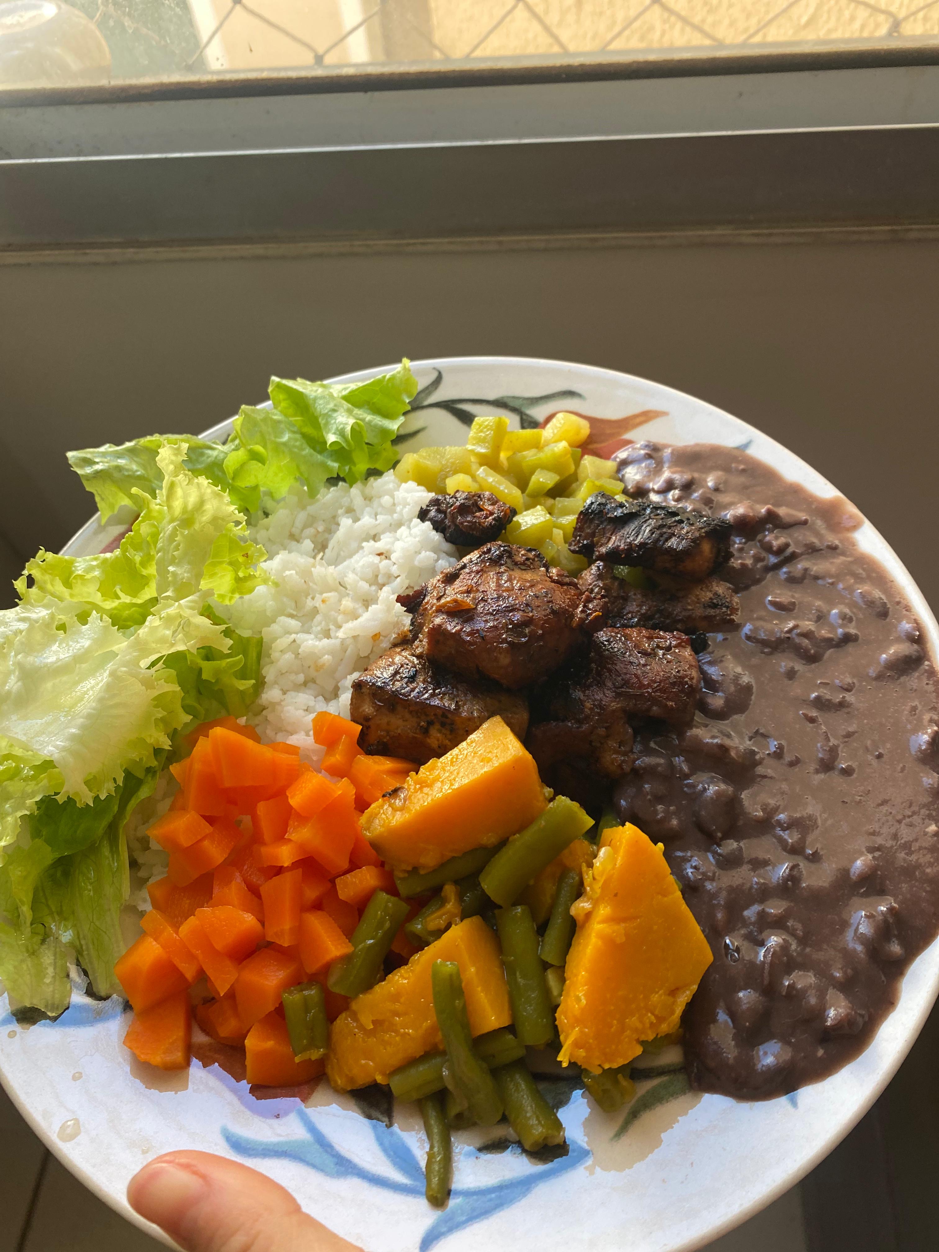 Refeição saudável de Ana Clara