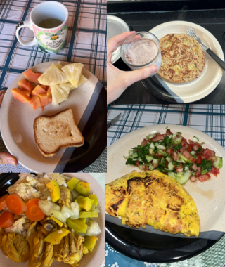 Refeição saudável de Júlia Damasceno